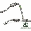 Flammrohr Hosenrohr mit zwei Katalysatoren 3,8L Jeep Wrangler JK (10-11)