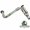 Walker Flammrohr Hosenrohr für 3,0L + 3,6L Motor. Jeep Wrangler JK (12-18)