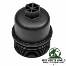 Ölfiltergehäuse Verschluss inkl. Dichtring. Jeep Wrangler JK, JL / Gladiator JT / Cherokee KL / Grand Cherokee WK, WK2 3,0L / 3,2L / 3,6L Motor (14-24)