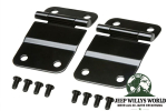 Heckklappenscharnier Paar Schwarz Jeep CJ 76-86