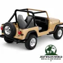 Bestop Roll Bar Sport Cover Black Denim Bestop Jeep Wrangler YJ (1987-1991)