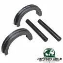 Crown Simmerring Set Kurbelwelle hinten Ausgang Jeep CJ + Willys MB + M38 + M38A1 + Ford GPW 4-134cui (41-71)