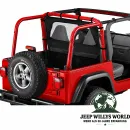 Bestop Windjammer Black Diamond Premium Vinyl leather imitation structured Jeep Wrangler TJ (2003-2006)