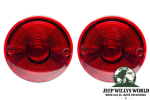 Rückleuchte Rücklichter Paar rechts + links Jeep Willys CJ 45-75