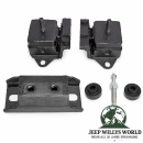 Motorgummi + Getriebegummi Set 6 Zyl. Jeep CJ + SJ 74-90