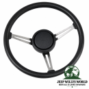 Lenkrad mit Hupenknopf Jeep CJ + Wrangler 76-95