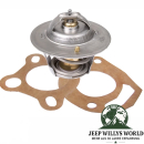 Thermostat 82° inkl. Dichtung Jeep 2,5 + 4,0 + 4,2 + 5,0 L Motor 72-06