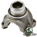 Kardanflansch Dana 30 Vorderachse, 44 Hinterachse, 300 Verteilergetriebe Jeep CJ Wrangler Cherokee Commanche 66-93, Flansch verschraubung auf Montagepunkten liegend, ganzer Artikel zu sehen.