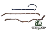Ölwannendichtung Set Jeep CJ + Wrangler + Cherokee 2,5 L 83-02