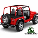 Bestop Duster Deck Cover Vinyl Black Denim Softtop Supertop Jeep Wrangler TJ (1996-2002)