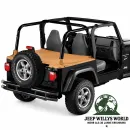 Bestop Duster Deck Cover Vinyl Black Denim Softtop Supertop Jeep Wrangler TJ (1996-2002)
