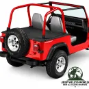 Bestop Duster Deck Cover Vinyl Black Denim  Softtop NX Supertop Jeep Wrangler YJ (1992-1995)
