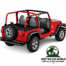 Bestop Duster Deck Cover Vinyl Black Denim Original Softtop Jeep Wrangler TJ (1996-2002)