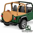 Bestop Duster Deck Cover Vinyl Spice Denim Original Softtop Jeep Wrangler TJ (1996-2002)