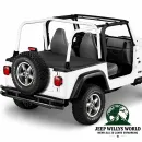 Bestop Duster Deck Cover Vinyl Black Denim Hardtop Model Jeep Wrangler TJ (1996-2002)