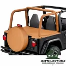 Bestop Duster Deck Cover Vinyl Spice Denim Hardtop Model Jeep Wrangler TJ (1996-2002)