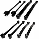 Crown Control Arm Complete Set Front + Rear, Upper + Lower, Jeep Wrangler JK (07-18)