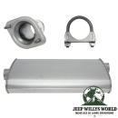 Endschalldämpfer (Aluminium Stahl) 2,25
