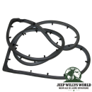 Hardtop Heckklappen Dichtung außen zur Karosse Jeep CJ7, CJ8, 76-86, Produktbild.