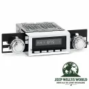 Retro Radio mit Bluetooth Jeep CJ5 CJ7 CJ8 / SJ & J-Serie (76-86)