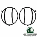Rugged Ridge Scheinwerfer Schutzgitter Paar schwarz pulverbeschichtet​​​​​​​ Jeep Wrangler TJ (1996-2006)