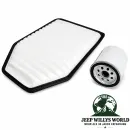 Inspektionssatz Inspektionsset Servicepaket Ölfilter Luftfilter Satz Jeep Wrangler JK mit 3,8L 6 Zyl. Motor (07-11)