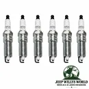 Zündkerzen Set Doppel Platinium Jeep Wrangler JK 3,8L Motor  (07-11)
