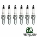 Zündkerzen Set Champion Jeep Wrangler / Gladiator / Cherokee  / Grand Cherokee  3,0L + 3,2L + 3,6L Motor (11-26)