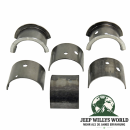 Kurbelwellenlager Hauptlager Übermass 0,010" 4-134 L + F Head Jeep CJ Willys Ford GPW 41-71