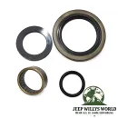 Achsspindel Nadellagerset rechts oder links Dana 30 Vorderachse. Jeep CJ5 CJ6 CJ7, C104 Commando, SJ J-Serie (1971-1976).