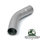 Auspuff Rohrbogen Universal Stahl 45° Ø 57mm / 2,25" Jeep