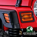 Rugged Ridge Blinker Seitenmarkierung Schutzgitter Set schwarz pulverbeschichtet​​​​​​​ Jeep Wrangler TJ (1996-2006)