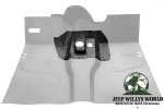 Bodenplatten Reparaturblech Fußraum vorne Mitte Jeep CJ5 55-71