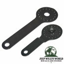 Scheibenrahmen Versteller Ausstellarm rechts Jeep CJ2A 46-49