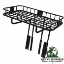 OMIX-Ada Gepäckträger Heckträger Trail Rack Stahl pulverbeschichtet Jeep Wrangler YJ TJ (1987-2002)