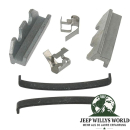 Bremssattel Befestigungssatz vorne links & rechts 11" Scheibenbremse Jeep CJ 76-78