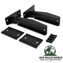 RT Off-Road Hecktür Scharnier Set 2-teilig Edelstahl Schwarz pulverbeschichtet Jeep Wrangler TJ (1996-2006)