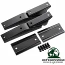OMIX-Ada Hecktür Scharnier Set 2-teilig Stahl pulverbeschichtet Jeep Wrangler TJ (1996-2006)