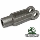 Einsteller Kupplungsseilzug für L-Head Motor. Jeep Willys MB, M38 M38A1, CJ2A CJ3A  CJ3B CJ5 CJ6 Ford GPW (41-71)