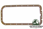 Ölwannendichtung Kork Jeep CJ Willys Ford GPW 4-134cui 41-71