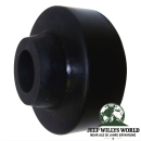 Getriebeauflage Gummibuchse Dana 300 Verteilergetriebe Jeep CJ, Wrangler YJ 76-86, Nahaufnahme.