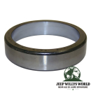 Lagerschale Ausgagswelle Dana 20, 300 Verteilergetriebe hinten außen Jeep SJ J Serie / CJ5 / CJ6 / CJ7 / CJ8 (62-86), Nahansicht.