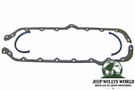 Oil Pan Gasket Set Jeep CJ 5,0 + 5,9 8 Zyl. 72-91