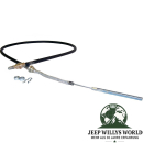 Handbremsseil vorne Jeep CJ5 76-83, Pedal zu Verteiler.