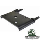 Blattfederhalteplatte vorne rechts Jeep CJ 76-86