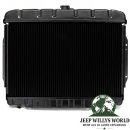 Kühler 3-Reihig Jeep CJ 4,2 + 5,0 L 72-86 ohne Viscolüfter