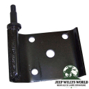 Blattfederhalteplatte hinten rechts Jeep CJ 76-86