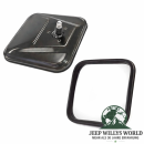 Spiegelkopf Schwarz Jeep CJ + Wrangler 55-06