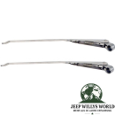 Scheibenwischerarm Paar Edelstahl Jeep CJ 68-86