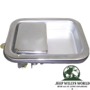 Türgriffmulde außen Stahltüre Chrom Jeep CJ + Wrangler 81-06